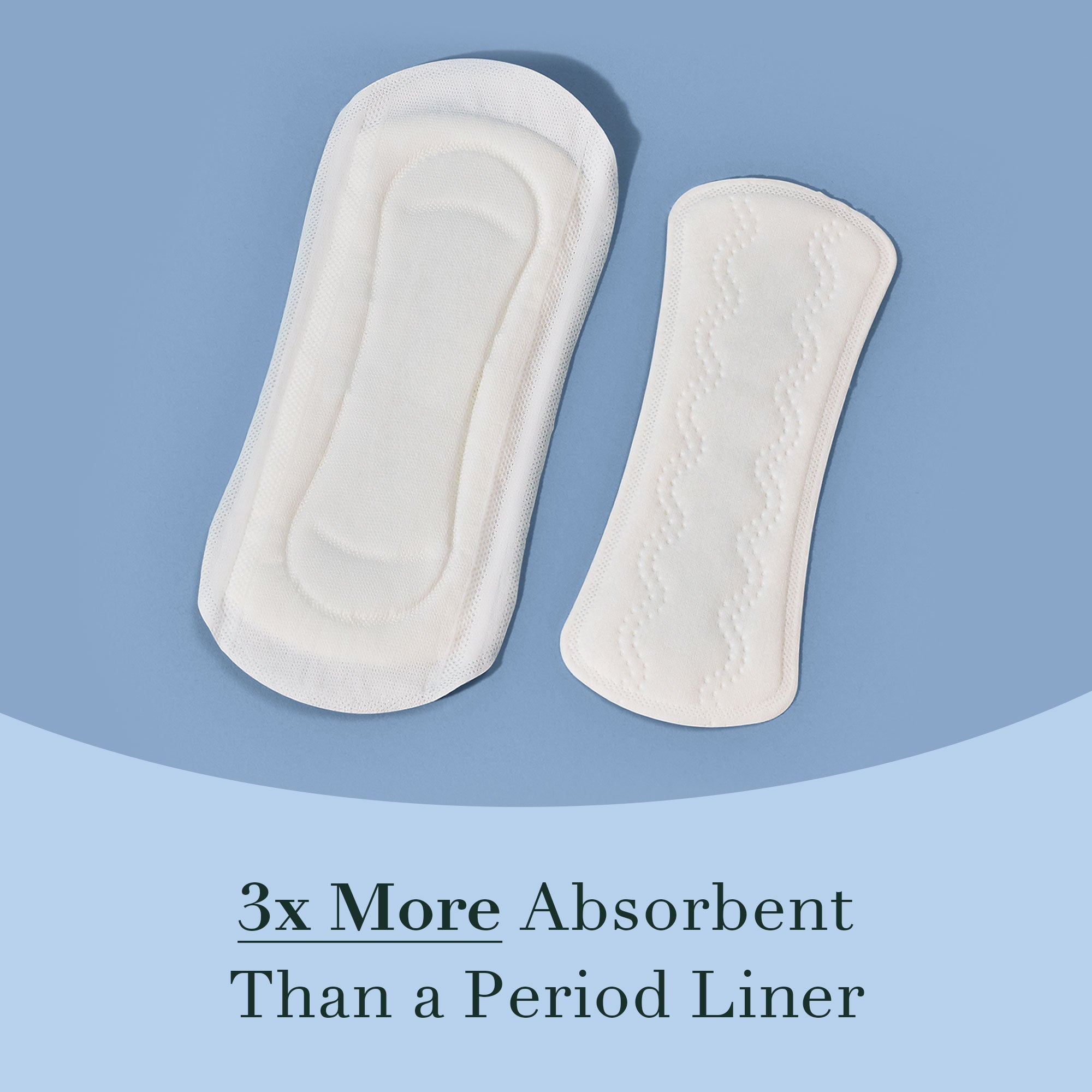 Long Organic Cotton Cover Incontinence Liners