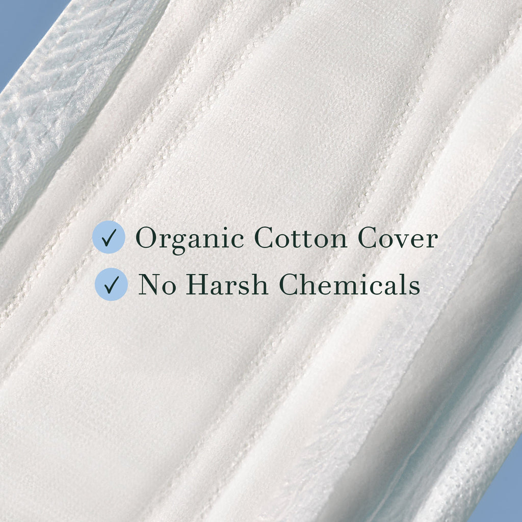 Moderate Organic Cotton Cover Incontinence Pads
