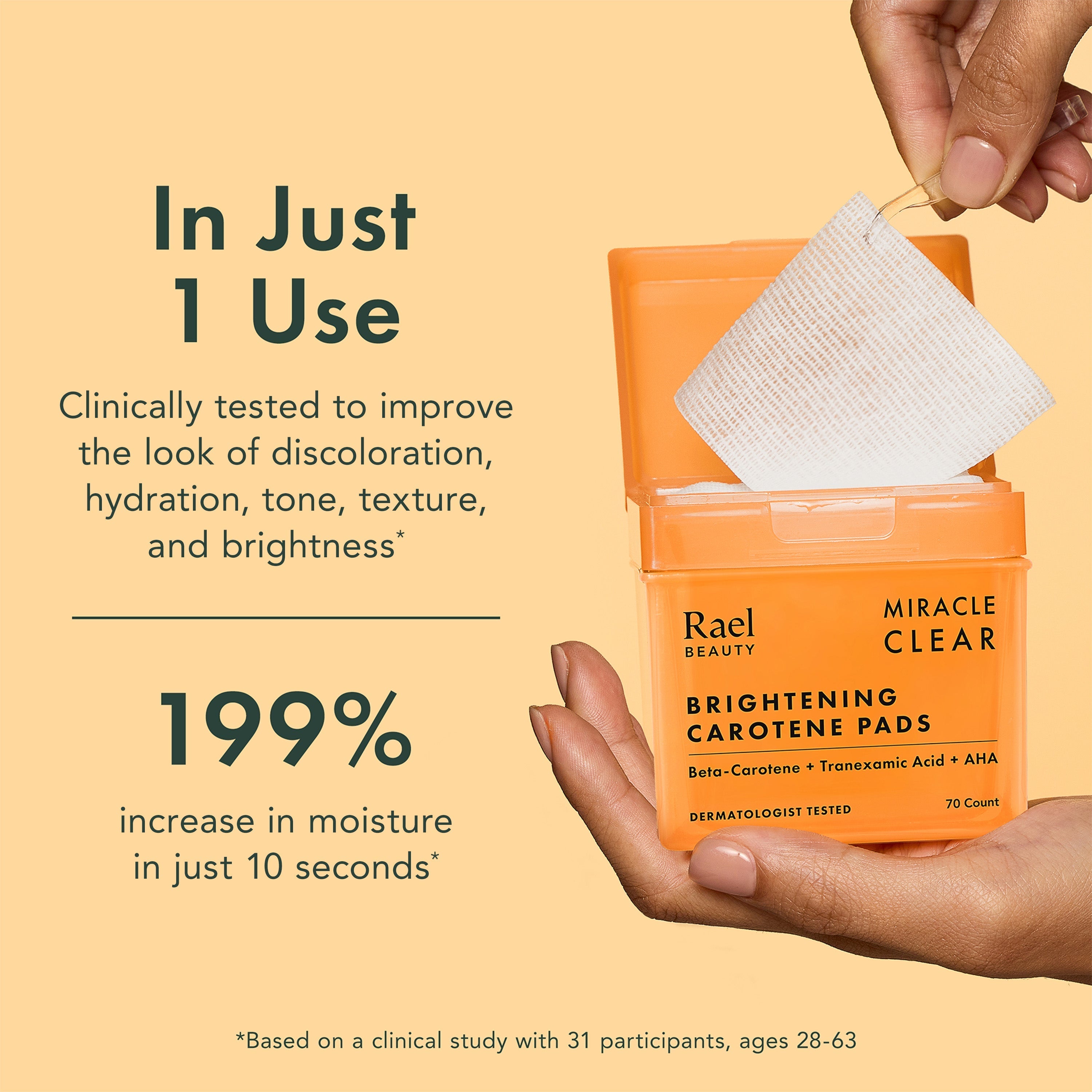 Miracle Clear Brightening Carotene Pads