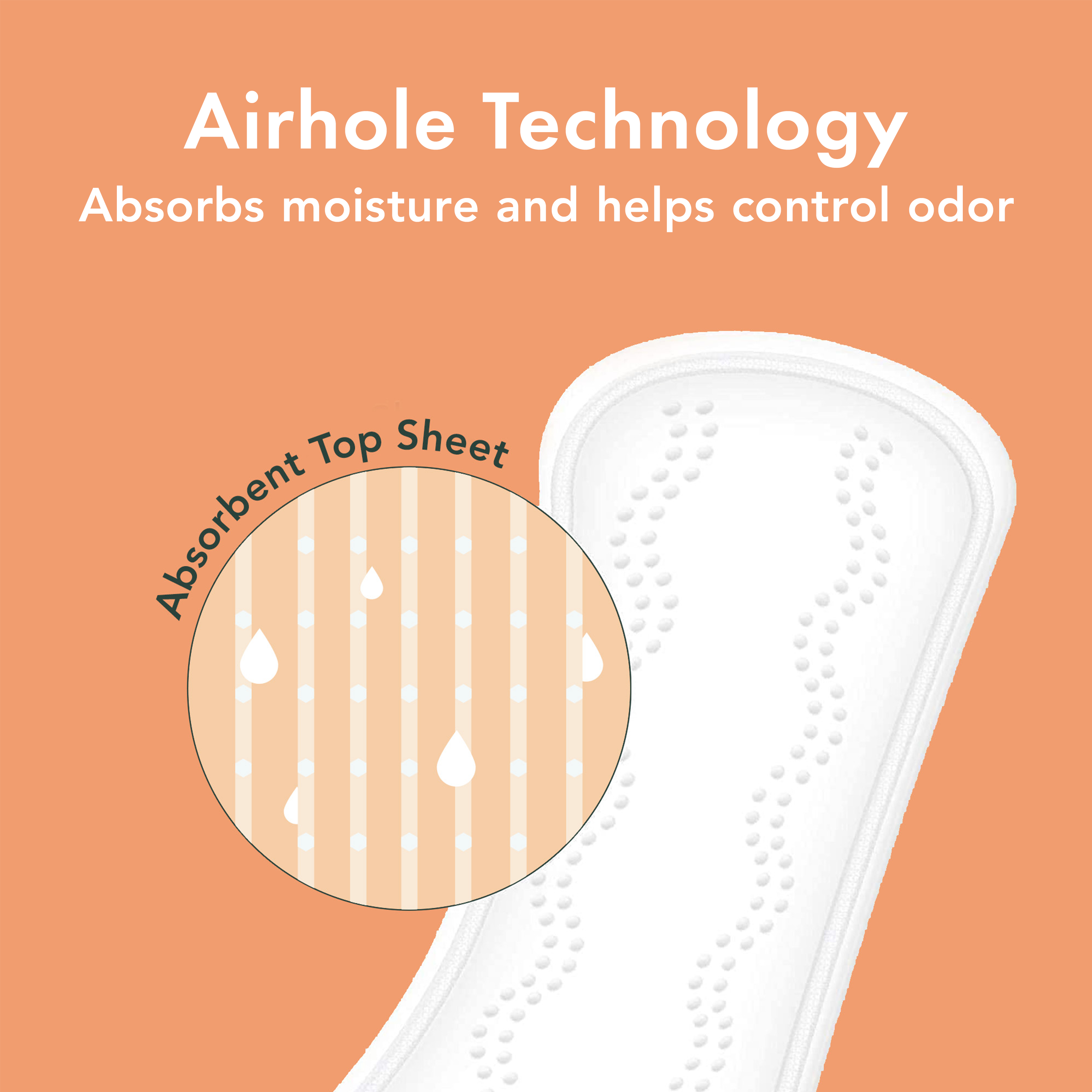 Regular Unscented Panty Liners Made With Organic Cotton
