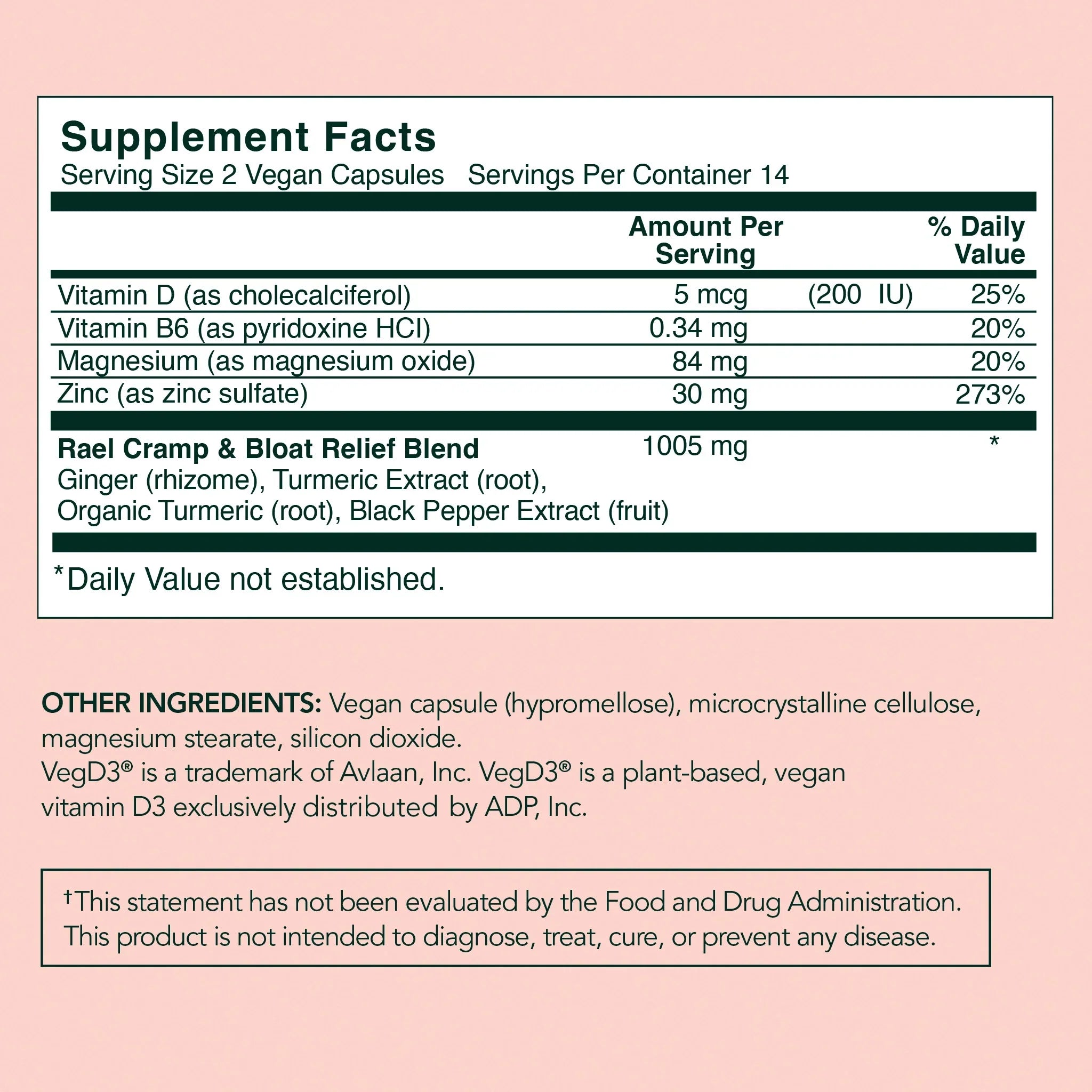 PMS Cramp & Bloat Supplement